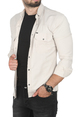 DeepSEA Slim Fit Dar Kesim Pamuklu Spor Gömlek Jakar Kumaş Likralı Gömlek 2500552