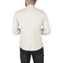 DeepSEA Slim Fit Dar Kesim Pamuklu Spor Gömlek Jakar Kumaş Likralı Gömlek 2500552