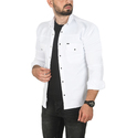 DeepSEA Slim Fit Dar Kesim Pamuklu Spor Gömlek Jakar Kumaş Likralı Gömlek 2500552