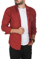 DeepSEA Slim Fit Dar Kesim Pamuklu Spor Gömlek Jakar Kumaş Likralı Gömlek 2500552