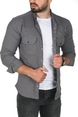 DeepSEA Slim Fit Dar Kesim Pamuklu Spor Gömlek Jakar Kumaş Likralı Gömlek 2500552