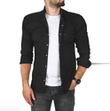DeepSEA Slim Fit Dar Kesim Pamuklu Spor Gömlek Jakar Kumaş Likralı Gömlek 2500552