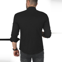DeepSEA Slim Fit Dar Kesim Pamuklu Spor Gömlek Jakar Kumaş Likralı Gömlek 2500552