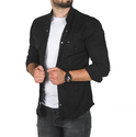 DeepSEA Slim Fit Dar Kesim Pamuklu Spor Gömlek Jakar Kumaş Likralı Gömlek 2500552