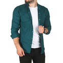 DeepSEA Slim Fit Dar Kesim Pamuklu Spor Gömlek Jakar Kumaş Likralı Gömlek 2500552