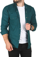 DeepSEA Slim Fit Dar Kesim Pamuklu Spor Gömlek Jakar Kumaş Likralı Gömlek 2500552