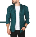 DeepSEA Slim Fit Dar Kesim Pamuklu Spor Gömlek Jakar Kumaş Likralı Gömlek 2500552