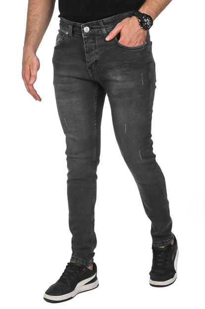 DeepSEA Jeans Skinny Fit Likralı Taşlanmış Kot Pantolon 2508588