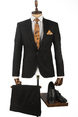 DeepSEA Çift Düğme Çift Yırtmaç Slim Fit 2 Li Takım Elbise 0233103