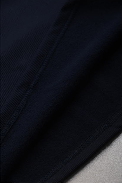 DeepSEA Dar Kesim Kapüşonlu Sweatshirt Süet Kumaş Kanguru Cep Hoodie Sweatshirt 2608510