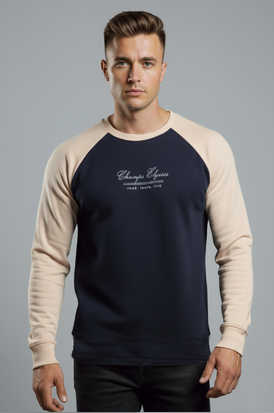 DeepSEA Dar Kesim Kapüşonlu Sweatshirt Süet Kumaş Kanguru Cep Hoodie Sweatshirt 2608510 2