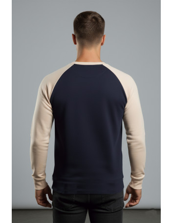 DeepSEA Dar Kesim Kapüşonlu Sweatshirt Süet Kumaş Kanguru Cep Hoodie Sweatshirt 2608510 2