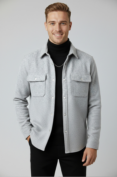 DeepSEA Dar Kesim Cep Kapaklı Çıtçıtlı Kısa Kaşe Mont 2500559