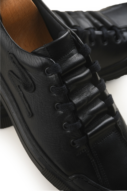 DeepSEA İçi Kürklü Ortopedik Taban Hakiki Deri Ayakkabı Loafer 2509965