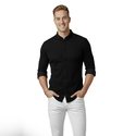 DeepSEA Likralı Kumaşı Fitilli Slim Fit Uzun Kollu Gömlek 2500805