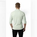 DeepSEA Likralı Kumaşı Fitilli Slim Fit Uzun Kollu Gömlek 2500805
