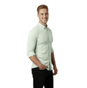 DeepSEA Likralı Kumaşı Fitilli Slim Fit Uzun Kollu Gömlek 2500805