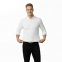 DeepSEA Likralı Kumaşı Fitilli Slim Fit Uzun Kollu Gömlek 2500805