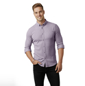 DeepSEA Likralı Kumaşı Fitilli Slim Fit Uzun Kollu Gömlek 2500805