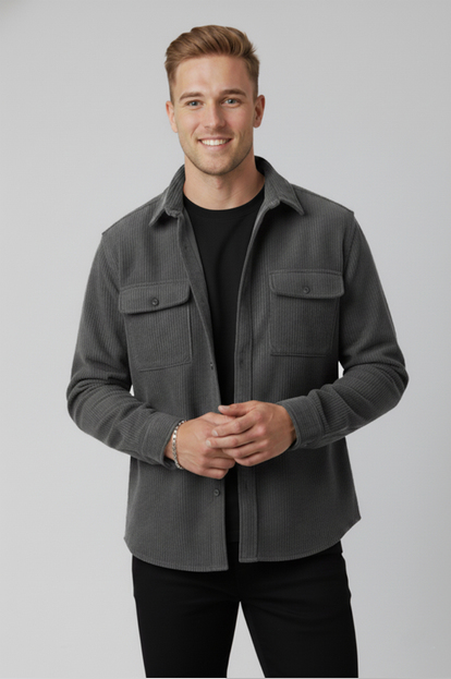 DeepSEA  Fitilli Kadife Gömlek 2600759