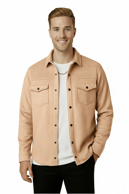 DeepSEA Çift Cep Süet Gömlek 2302329