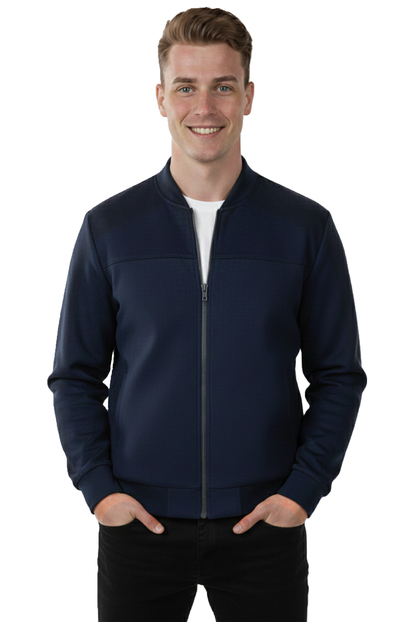 DeepSEA Dar Kesim Likralı Fermuarlı Süet Mont 2504334