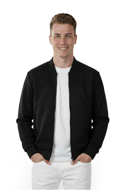 DeepSEA Dar Kesim Likralı Fermuarlı Süet Mont 2504334