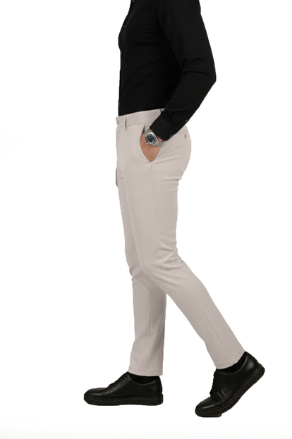DeepSEA Erkek Esnek Kumaş Slim Fit Beli Lastikli Günlük Spor Pantolon 2600700