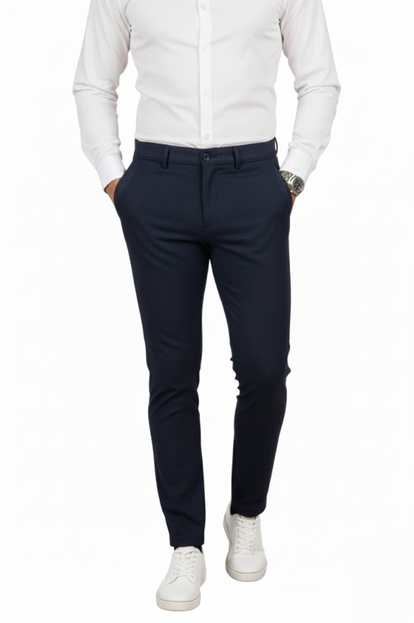 DeepSEA Erkek Esnek Kumaş Slim Fit Beli Lastikli Günlük Spor Pantolon 2600700