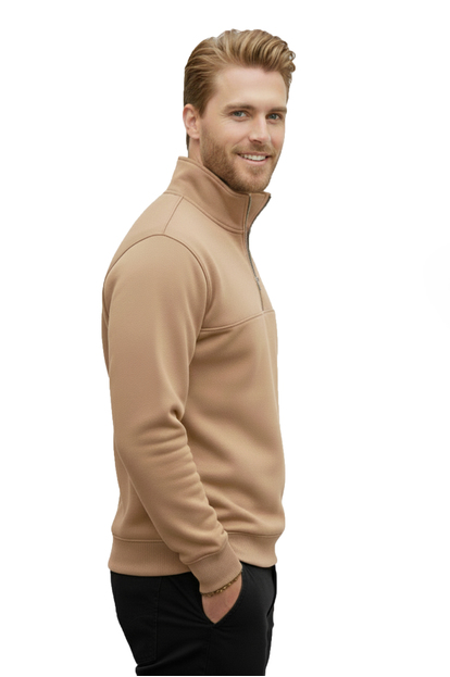 DeepSEA Dar Kesim Süet Kumaş Sweatshirt – Kapüşonlu & Şık Tasarım Sweatshirt 2600761