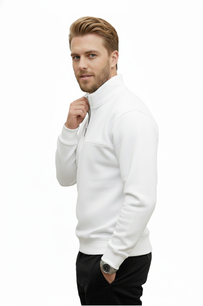 DeepSEA Dar Kesim Süet Kumaş Sweatshirt – Kapüşonlu & Şık Tasarım Sweatshirt 2600761