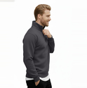 DeepSEA Dar Kesim Süet Kumaş Sweatshirt – Kapüşonlu & Şık Tasarım Sweatshirt 2600761