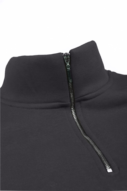 DeepSEA Dar Kesim Süet Kumaş Sweatshirt – Kapüşonlu & Şık Tasarım Sweatshirt 2600761