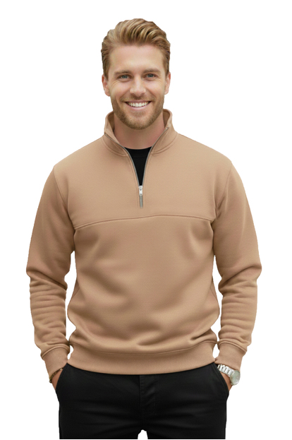 DeepSEA Dar Kesim Süet Kumaş Sweatshirt – Kapüşonlu & Şık Tasarım Sweatshirt 2600761