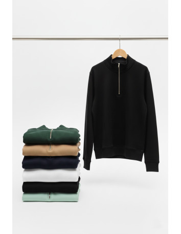 DeepSEA Dar Kesim Süet Kumaş Sweatshirt – Kapüşonlu & Şık Tasarım Sweatshirt 2600761 2
