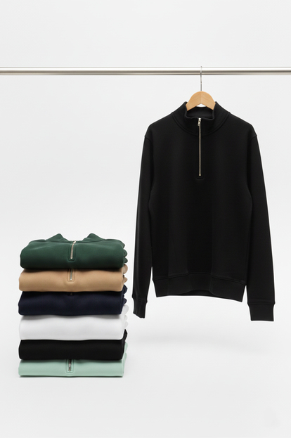 DeepSEA Dar Kesim Süet Kumaş Sweatshirt – Kapüşonlu & Şık Tasarım Sweatshirt 2600761