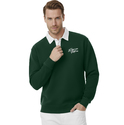 DeepSEA Relax Fit İçi Polarlı %100 Pamuk Yarım Fermuarlı Dik Yaka Sweatshirt 2600762