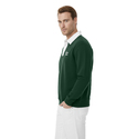 DeepSEA Relax Fit İçi Polarlı %100 Pamuk Yarım Fermuarlı Dik Yaka Sweatshirt 2600762