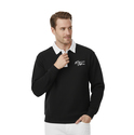 DeepSEA Relax Fit İçi Polarlı %100 Pamuk Yarım Fermuarlı Dik Yaka Sweatshirt 2600762