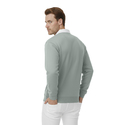 DeepSEA Relax Fit İçi Polarlı %100 Pamuk Yarım Fermuarlı Dik Yaka Sweatshirt 2600762