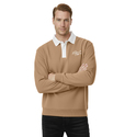 DeepSEA Relax Fit İçi Polarlı %100 Pamuk Yarım Fermuarlı Dik Yaka Sweatshirt 2600762