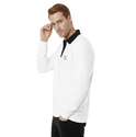 DeepSEA Relax Fit İçi Polarlı %100 Pamuk Yarım Fermuarlı Dik Yaka Sweatshirt 2600762