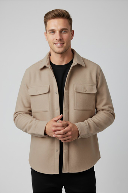 DeepSEA Dar Kesim Cep Kapaklı Çıtçıtlı Kısa Kaşe Mont 2500559