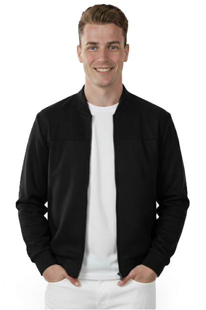 DeepSEA Dar Kesim Likralı Fermuarlı Süet Mont 2504334