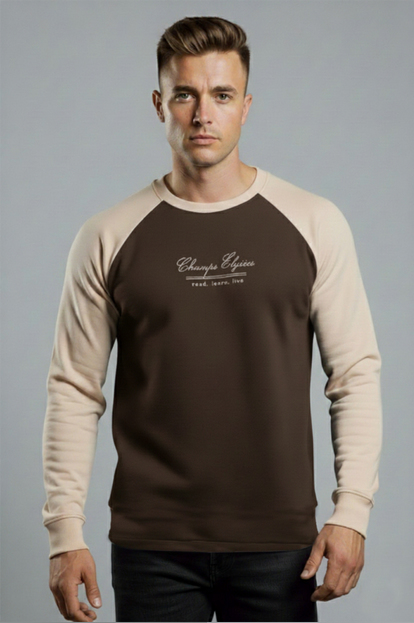 DeepSEA Dar Kesim Kapüşonlu Sweatshirt Süet Kumaş Kanguru Cep Hoodie Sweatshirt 2608510