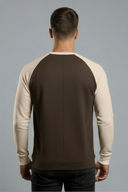 DeepSEA Dar Kesim Kapüşonlu Sweatshirt Süet Kumaş Kanguru Cep Hoodie Sweatshirt 2608510