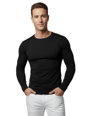 DeepSEA Uzun Kollu Sıfır Yaka Erkek Sweat 2300423