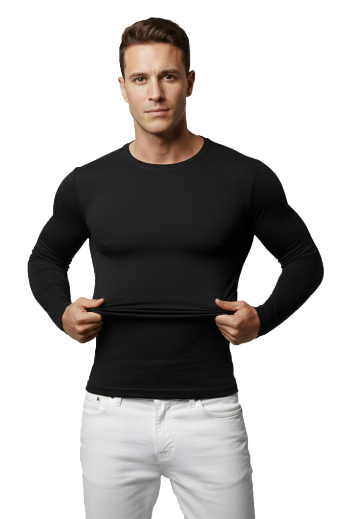 DeepSEA Uzun Kollu Sıfır Yaka Erkek Sweat 2300423 2