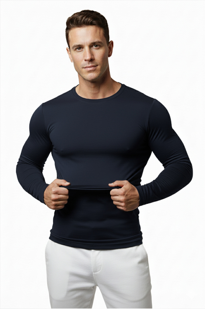 DeepSEA Uzun Kollu Sıfır Yaka Erkek Sweat 2300423