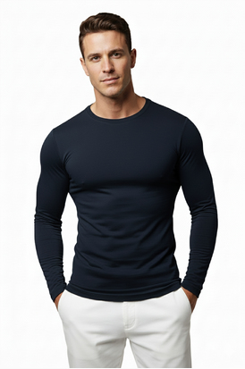 DeepSEA Uzun Kollu Sıfır Yaka Erkek Sweat 2300423